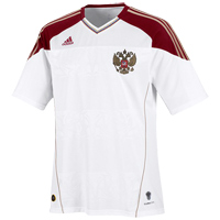 Adidas Russia Away Shirt 2010/11 with Arshavin 10