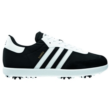 Samba Golf Shoes Black/White plus Free Hat