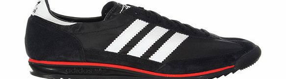 Adidas SL 72 Black Material Trainers