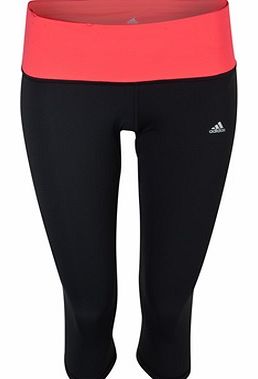 Tech Fit Perfect 3/4 Capri - Black/Red