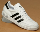 Adidas Tie Break Plus White/Black Leather Trainer