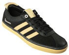 Adidas Vespa S Black/Sand Canvas Trainers