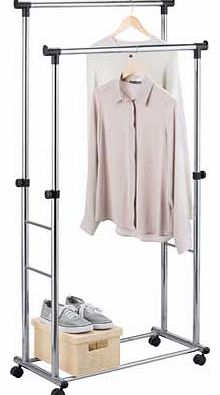 Heavy Duty Double Clothes Rail -