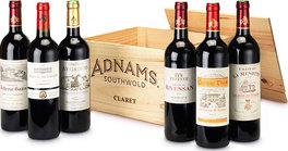 Adnams Christmas Claret Case 2014, 6 bottle wooden case