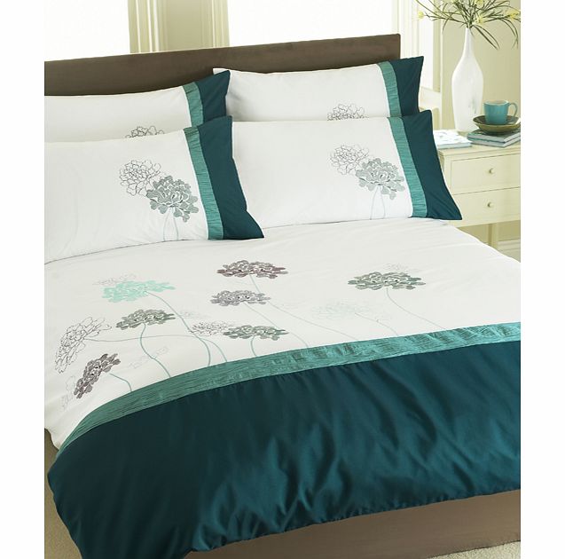 Riva Cadogan White/Blue Double Size Duvet Cover