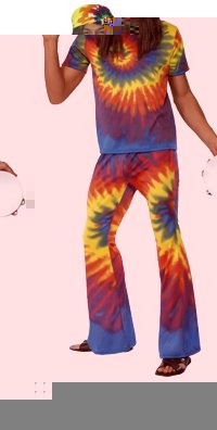 Adult Costume: 60s Groovy Tie-Dye