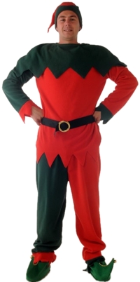 Fleece Elf Suit with Hat