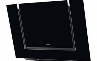 AEG X68163BV1 Angled Black Glass 80cm Chimney Hood