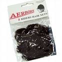 Pack 2 Horse riders Hair Nets -Brown