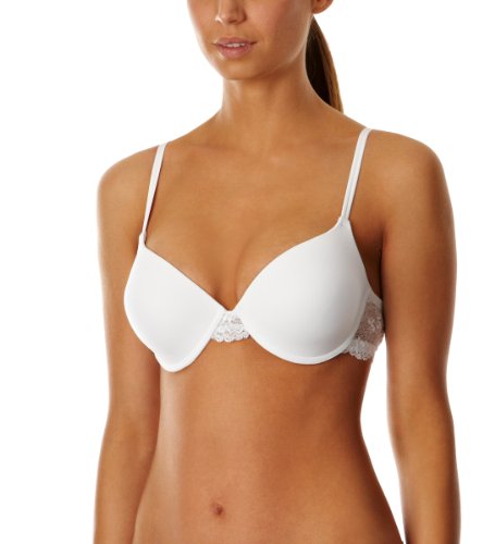 Double Boost Lace Push-Up Womens Bra White 34B