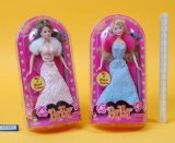 Belle Doll Wearing Evening Dress (D67408D) 2 PER PACK