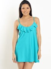 Aguaclara, 1295[^]151359 Waves On The Beach Dress - Turquoise