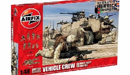 1:48 British Forces Vehicle Crew Figure Model Kit