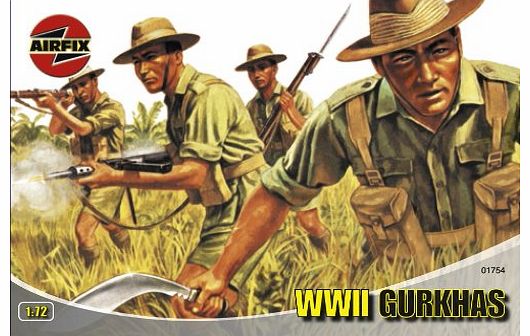 A01754 Gurkhas 1:72 Scale Series 1 Plastic Figures