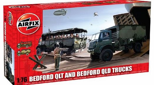 A03306 Bedford QT v1 1:76 Scale Series 3 Plastic Model Kit