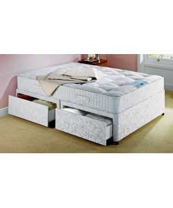 Wyndham Trizone 4ft 6in Double Divan - 4 drawers