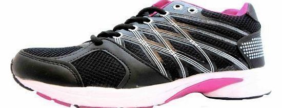 Airtech Size 4 Air Tech Womens Oslo Textile Trainers