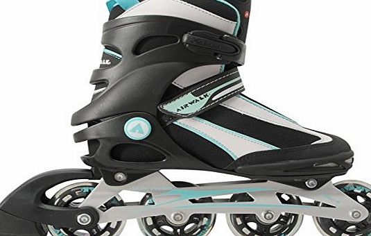 Airwalk Womens Pro Skates Ladies Black/White/Aqu 6