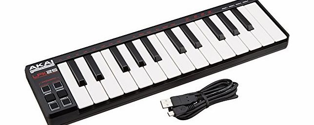  LPK25 | 25-Key Ultra-Portable USB MIDI Keyboard Controller for Laptops