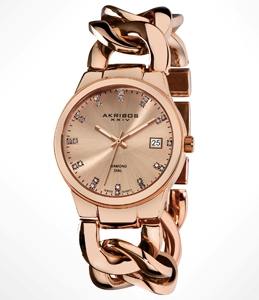 Akribos 65P Akribos XXIV Rose Gold without dimantes