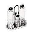 4-Piece Stainless Steel Condiment Set