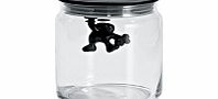 Alessi Gianni Black Kitchen Storage Jars 70cl Gianni