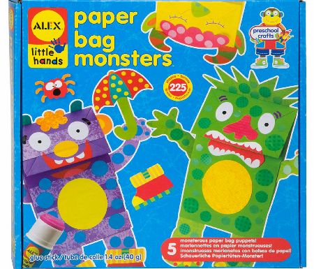 Paper Bag Monster Puppets