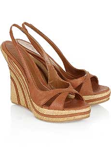 Alexander McQueen Raffia Wedges