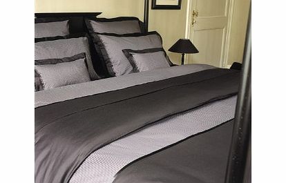 Alexandre Turpault Gatsby Bedding Black Fitted Sheets (Cream)