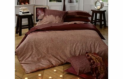 Alexandre Turpault Muse Bedding Bordeaux Flat Sheet 240 x 310cm