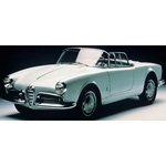 alfa romeo Giulia Spider 1962 Light Blue