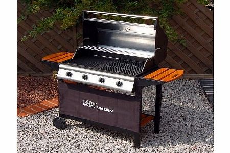 Fire Mountain 4 Burner Matterhorn Gas Barbecue BBQ