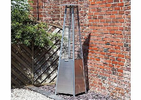 Floor Standing Stainless Steel Living Flame Patio Heater