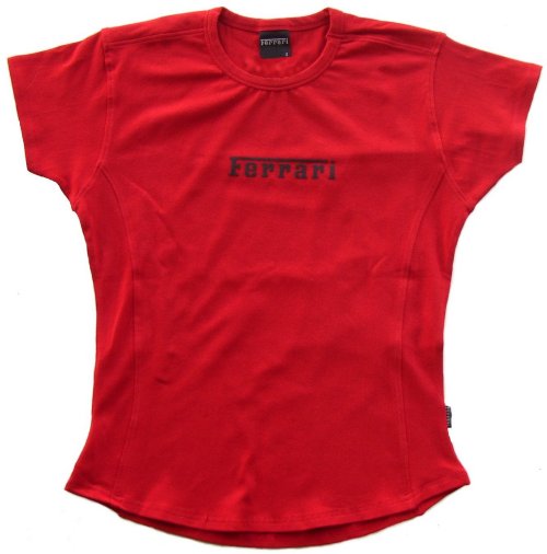 Ferrari Logo Contour Top Red