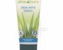 Aloe Pura THREE PACKS of Aloe Pura Aloe Vera Lotion with Shea Butter and Vitamin E 200ml