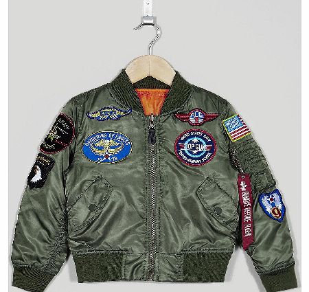 Alpha Kids MA-1 Patch Jacket