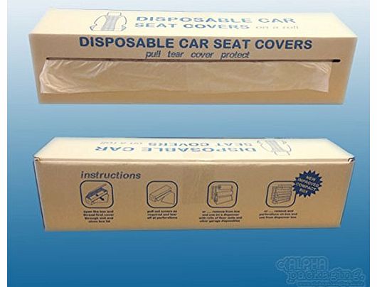 100 Polythene Economy Car Seat Covers