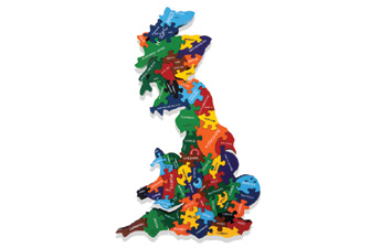 Map of Britain Jigsaw Puzzle