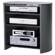 FW750/4-BV/B 4 Shelf Black Oak Finish