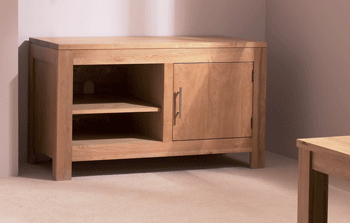 Oak Small TV Cabinet