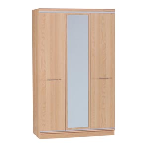 Manhattan 3 Door Wardrobe with 1 Mirror