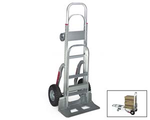 Aluminium large folding foot sack truck