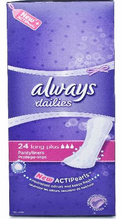 Dailies Pantyliners Long Plus