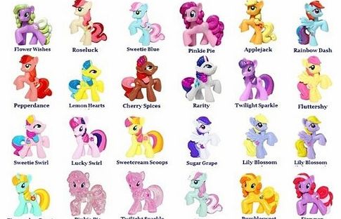 Pack of 15 PCS My Little Pony Friendship Is Magic Figure G4 Random Styles 2 Inch