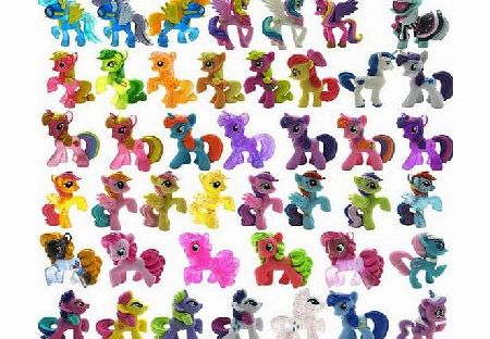 Pack of 5 PCS My Little Pony Friendship Is Magic Figure G4 Random Styles 2 Inch