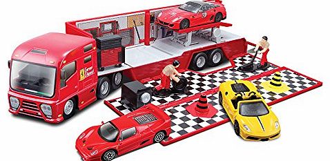 AMERANG BbURAGO 1/43 Ferrari Racing Hauler, incl. 1 car