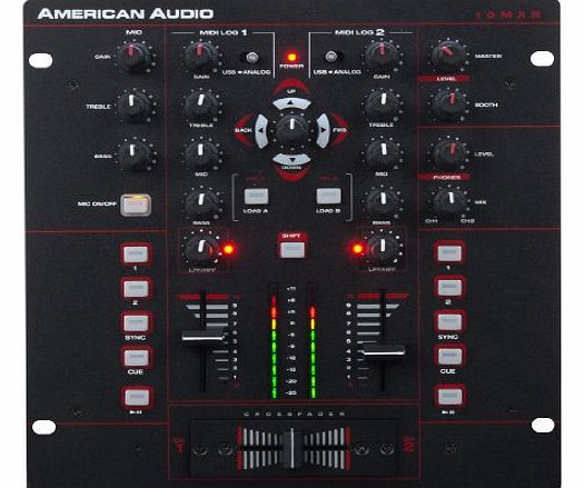 1121000008 2-Channel MIDILOG DJ Mixer