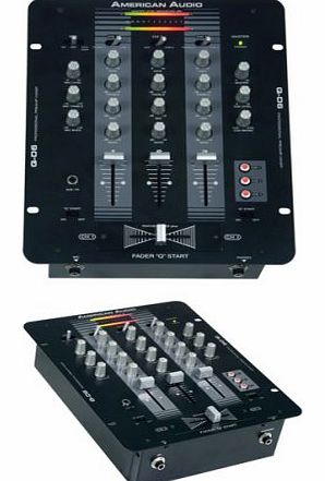 American Audio 3-Channel Professional DJ Mixer - Black