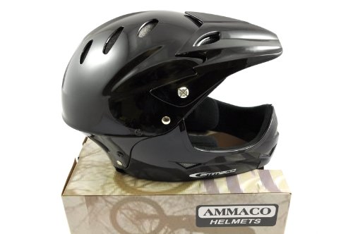 Ammaco KIDS YOUTH FULL FACE MOUNTAIN BIKE BMX CYCLE HELMET HE770