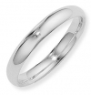 Ampalian Jewellery 18 ct. White Gold 4mm Court shaped Wedding Ring